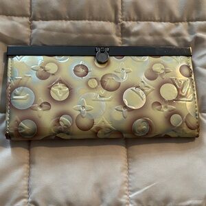 Stylish Gold and Brown Women's Clutch